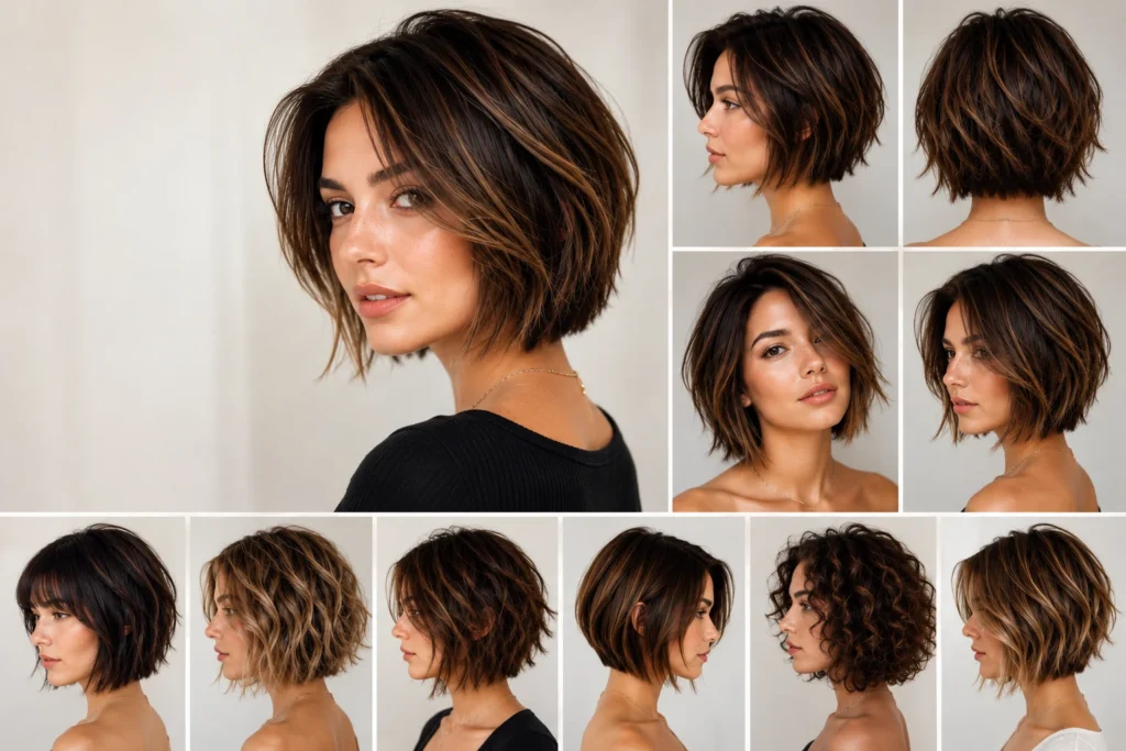 short layered bob haircut