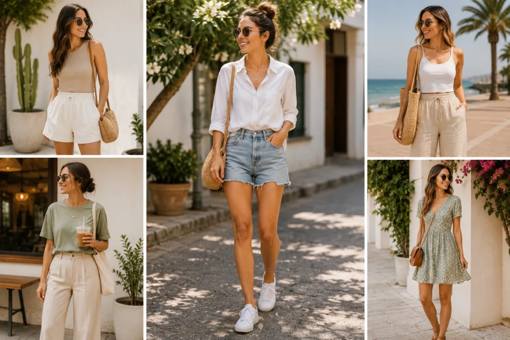 Trendy women's summer fashion