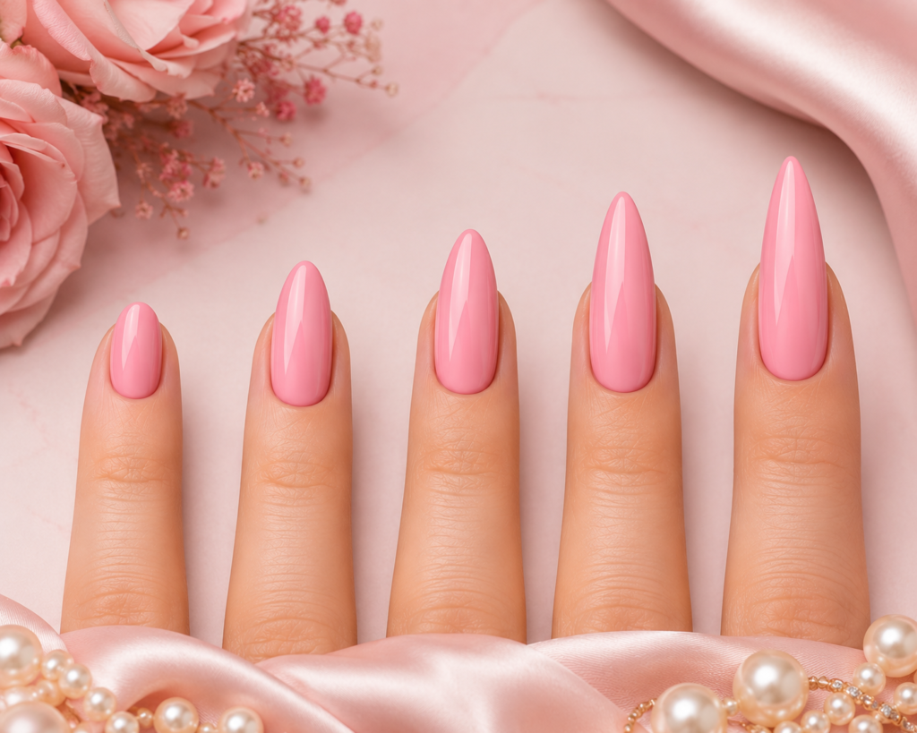 pink almond nail ideas